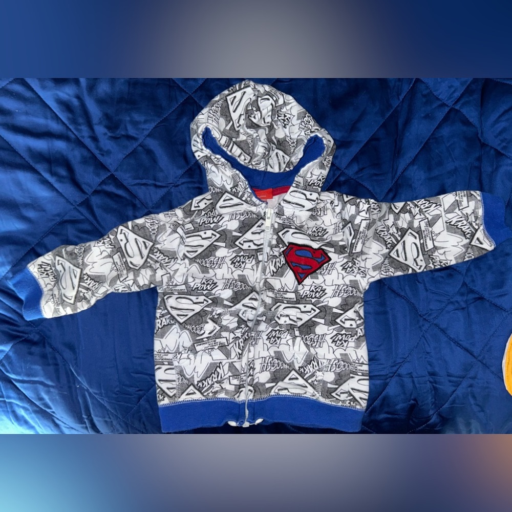 Comic super man hoodie 18m